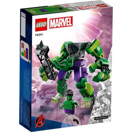 Lego Marvel 76241 Hulk Mech Armor 138 Pe as Brinquedos de Montar