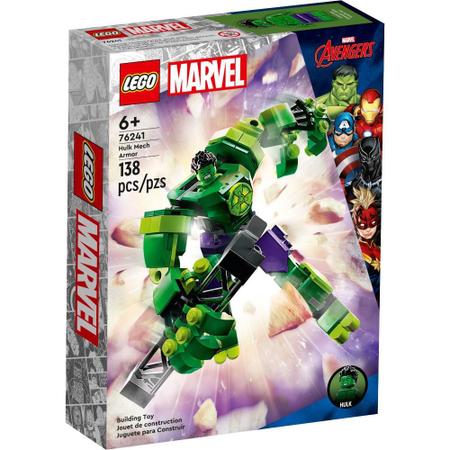 Lego Marvel 76241 Hulk Mech Armor 138 Pe as Brinquedos de Montar