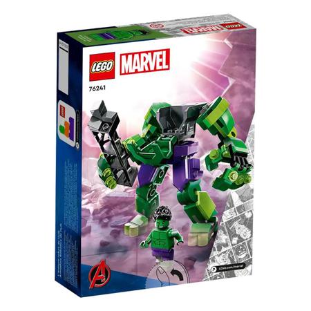 LEGO Super Heroes Marvel - Armadura Robô Do Hulk 138 Peças - 76241 -  Brinquedos de Montar e Desmontar - Magazine Luiza