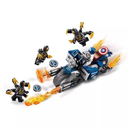 Imagem de LEGO Marvel - Capitão América: Ataque de Outriders - 76123