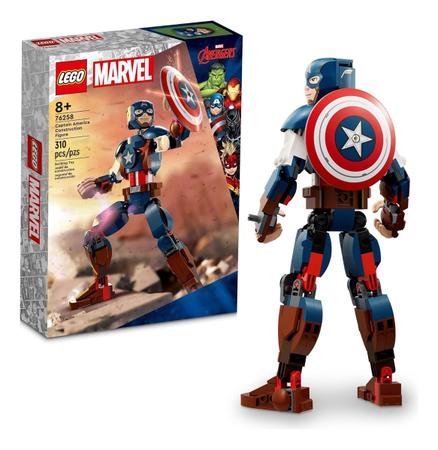 Imagem de Lego Marvel - Figura De Construção Do Capitão América 76258