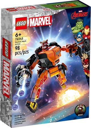Imagem de Lego Marvel Vingadores 76243 Armadura Robô do Rocket