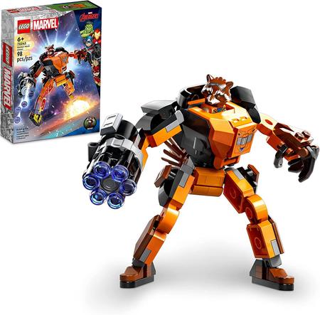 Imagem de Lego Marvel Vingadores 76243 Armadura Robô do Rocket