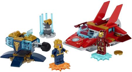 Imagem de LEGO Marvel Vingadores Homem de Ferro vs. Thanos 76170 Cool, Brinquedo de Construção de Super-Herói Colecionável para Crianças Com Marvel Vingadores Homem de Ferro e Minifiguras de Thanos, Novas 2021 (103 Peças)