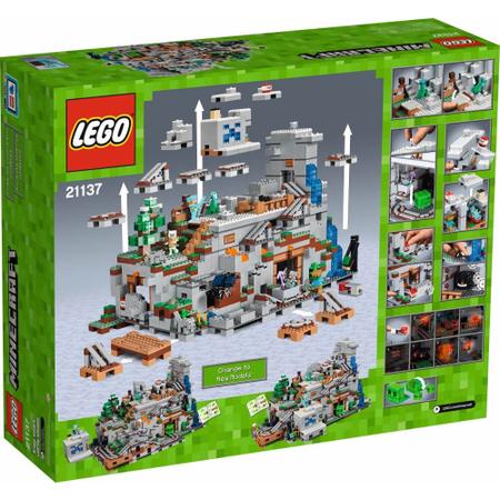 Brinquedo lego Minecraft A Caverna Da Montanha 21137 no Shoptime