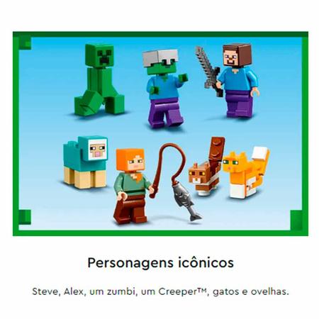 LEGO Minecraft - A Caixa de Minecraft 4.0 - 605 Peças - 21249 -  superlegalbrinquedos