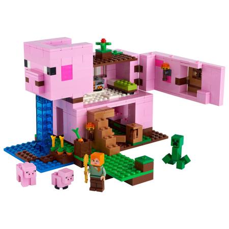 Lego Minecraft A Casa do Porco 21170 - Lojas Donna