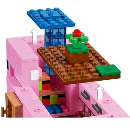 Lego Minecraft A Casa do Porco 21170 - Brinquedos de Montar e Desmontar -  Magazine Luiza