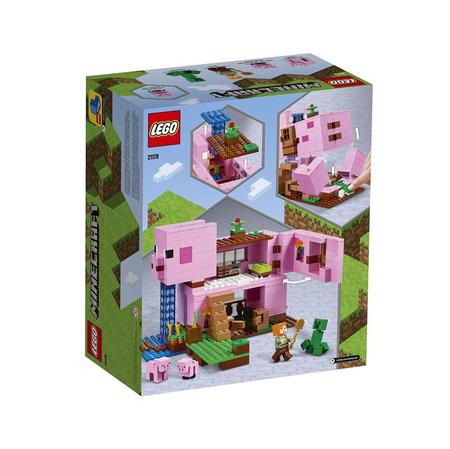 LEGO Minecraft A Casa do Porco 490 peças 21170 - Brinquedos de Montar e  Desmontar - Magazine Luiza