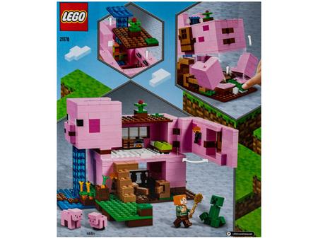 21170 LEGO® Minecraft™ A Casa do Porco, Kit de Construção (490