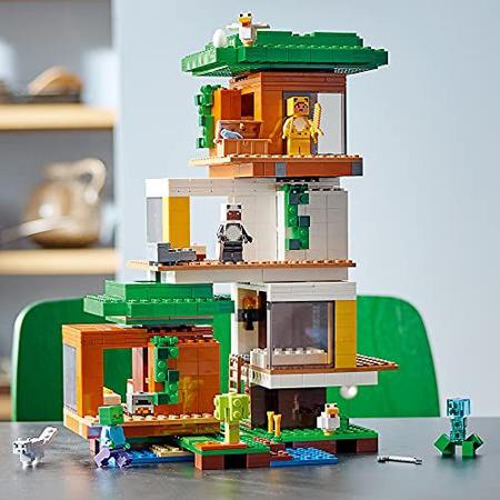 Lego Minecraft - A Casa Da Árvore Moderna 909 Peças - 21174 - Brinquedos de  Montar e Desmontar - Magazine Luiza