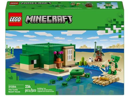 Imagem de LEGO Minecraft A Casa Tartaruga de Praia - 21254 234 Peças