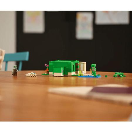 Imagem de Lego Minecraft - A Casa Tartaruga de Praia - 21254