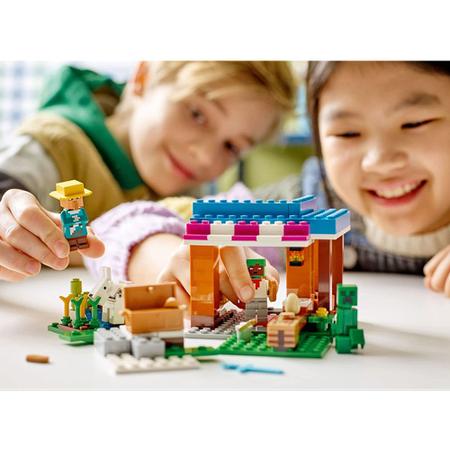 Lego Minecraft A Padaria Com Creeper e Cabra Kit De Construção 21184 - 154  Peças - LEGO - Brinquedos e Games FL Shop