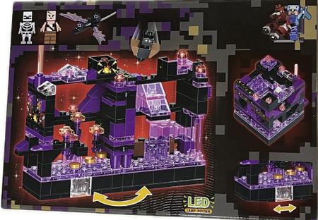 Imagem de Lego Minecraft Barato - 235 peças - PORTAL do NETHER com Luz - LB639B
