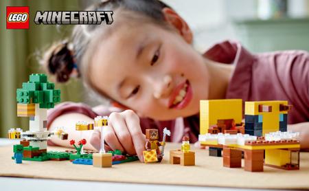 Imagem de Lego Minecraft Casa de Campo da Abelha 21241 Caixa 254 peças