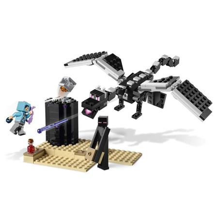 Imagem de Lego Minecraft Combate do Fim Dragão Ender Dragon - 21151 - 222 Peças