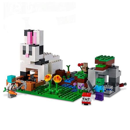 Imagem de LEGO Minecraft O Rancho do Coelho 340 pçs - 21181