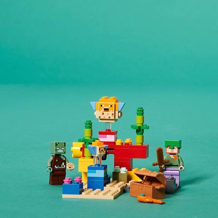 LEGO MINECRAFT O RECIFE DE CORAL 21164 - Star Brink Brinquedos