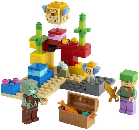Imagem de Lego Minecraft O Recife De Coral 92 Peças - Lego 21164