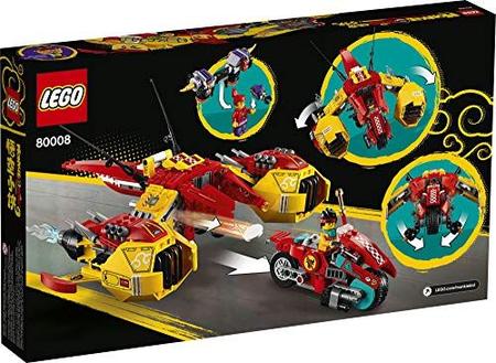 Imagem de LEGO Monkie Kid: Monkie Kid's Cloud Jet 80008 Aircraft Toy Building Kit (529 peças) Amazon Exclusive