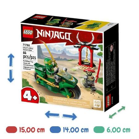 Imagem de Lego Ninjago Blocos de Montar 64 Peças Moto do Lloyd