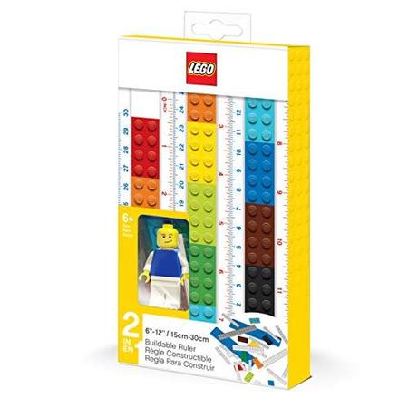 Imagem de Lego Papelaria Régua Construível com Minifigura