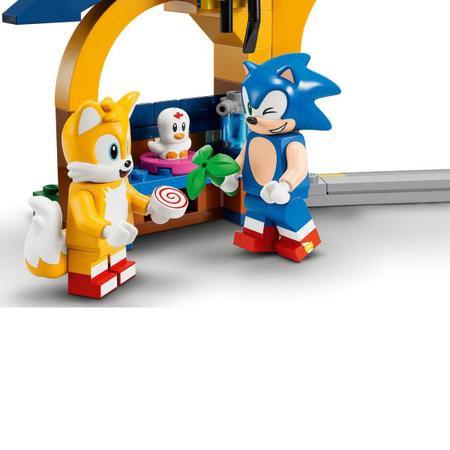 Lego Sonic 76991 - Oficina do Tails e Avião Tornado - Brinquedos de Montar  e Desmontar - Magazine Luiza