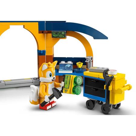 Lego Sonic Oficina do Tails e Avião Tornado 76991 - Star Brink Brinquedos