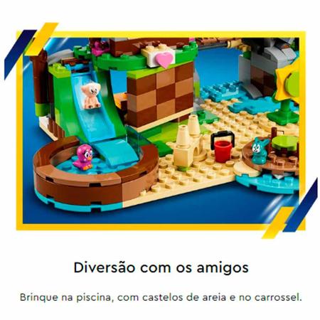 LEGO Sonic the Hedgehog - Ilha de resgate de animais de Amy - 76992, LEGO  OUTRAS LINHAS