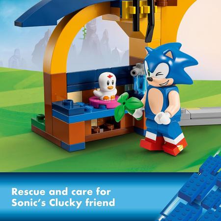 Oficina do Tails e Avião Tornado Lego Sonic - Fátima Criança