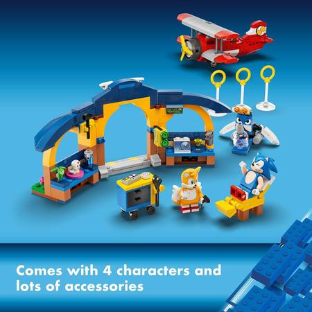 Oficina do Tails e Avião Tornado Lego Sonic - Fátima Criança