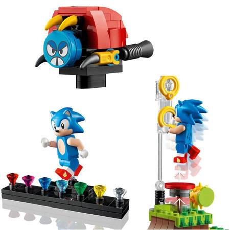 Lego Ideas Sonic 21331 - Sonic The Hedgehog: Green Hill Zone Quantidade De  Peças 1125