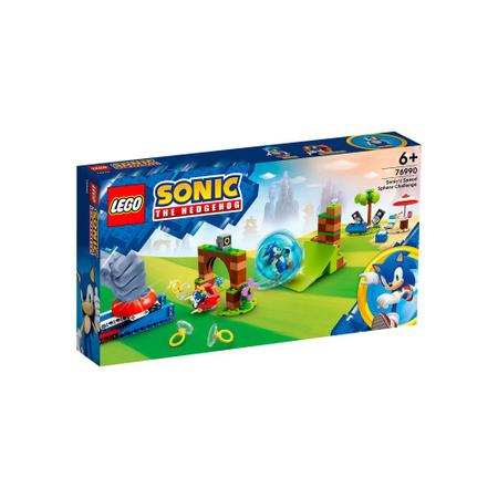 Revisão do desafio da esfera de velocidade de LEGO Sonic 76990 Sonic