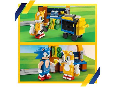 Lego Sonic Oficina do Tails e Avião Tornado 76991 - Star Brink Brinquedos