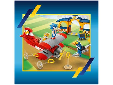 Lego Sonic Oficina Do Tails E Avião Tornado 376 Peças 76991 - Barra Rey