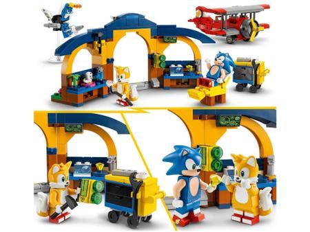 LEGO Sonic Oficina do Tails e Avião Tornado 376 Pçs 6+ 76991 - Ri Happy