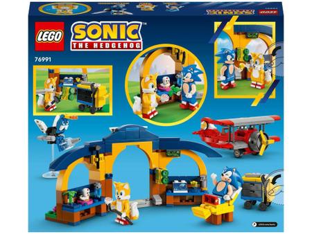 LEGO Sonic the Hedgehog Oficina do Tails e Avião - Tornado 76991 376 Peças  - Brinquedos de Montar e Desmontar - Magazine Luiza