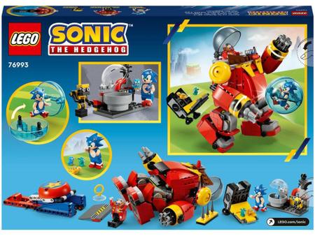 Lego Sonic – Sonic vs Robô Death Egg do Dr Eggman 76993 - Vila Toys