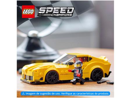 Lego Carro Corrida Toyota Gr Supra Speed Champions 299 Peças