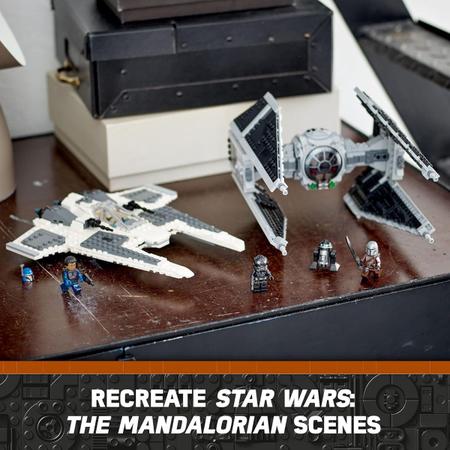 Imagem de Lego Star Wars 75348 Caça Fang Mandalorian E Tie Interceptor