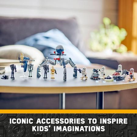Imagem de LEGO Star Wars - Pacote de Batalha de Soldado Clone e Droide de Batalha 75372