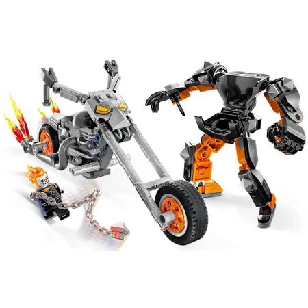 Imagem de Lego super heroes 76245 robo motoqueiro fantasma e motocicleta