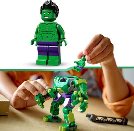 LEGO Super Heroes Marvel - Armadura Robô Do Hulk 138 Peças - 76241 -  Brinquedos de Montar e Desmontar - Magazine Luiza