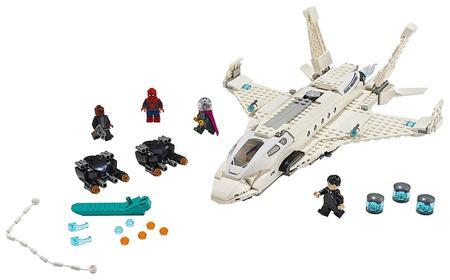 Imagem de Lego Super Heroes Spider-Man Longe De Casa Ataque Ao Avião Stark 76130 4111176130