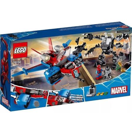 Imagem de Lego Super Heróis - Homem-Aranha Spiderjet vs. Robô Venom -LEGO