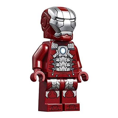 Imagem de LEGO Vingadores Endgame Homem de Ferro Marca 5 Armadura Minifigure 76125 Mini Fig