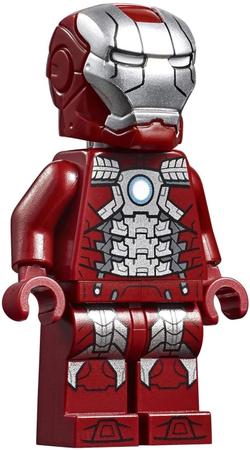 Imagem de LEGO Vingadores Endgame Homem de Ferro Marca 5 Armadura Minifigure 76125 Mini Fig