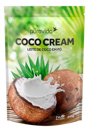 Leite De Coco Em Pó Coco Cream 4 X 250g Puravida Imagem de Leite De Coco Em Pó Coco Cream 4 X 250g Puravida