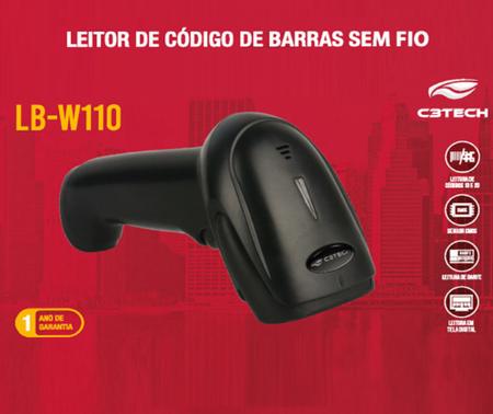 Imagem de Leitor Código de Barras e QR Code sem Fio Multifunções